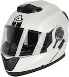 Acerbis Serel Flip-Up Helmet with Sun Visor ECE 22.05 1550gr White