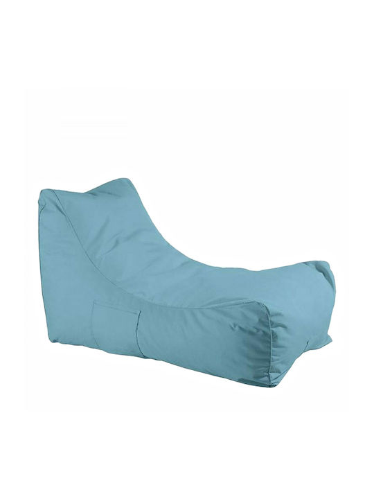 Πουφ Κρεβάτι Αδιάβροχο Clem Γαλάζιο 106x70x67cm