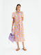 Compania Fantastica Sommer Midi Hemdkleid Kleid