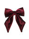 JFashion Handmade Papion din catifea Burgundy