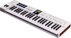 Arturia Midi Keyboard KeyLab Essential MKIII με 49 Πλήκτρα σε Λευκό Χρώμα