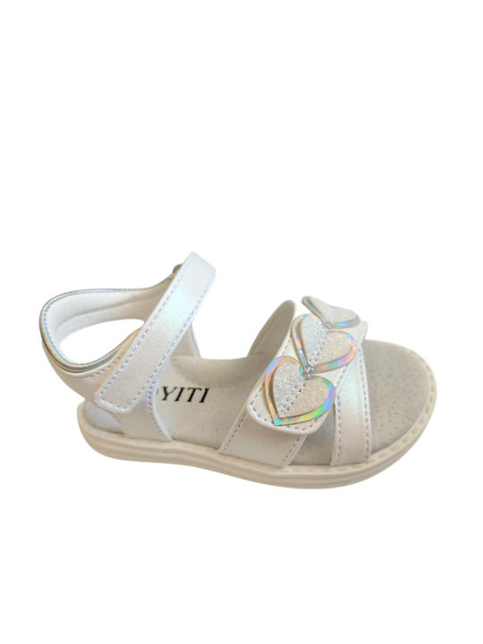 Touiti Kinder Sandalen Weiß