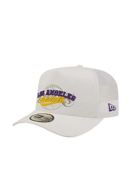 New Era LA Lakers Jockey Weiß