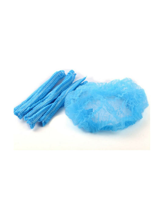 Delta Cleaning Σκούφος Εργασίας μιας Χρήσης Μπλε 100τμχ. ΓΚ02