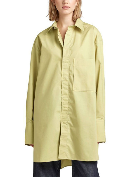 G-Star Raw Women's Monochrome Long Sleeve Shirt Yellow