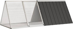 vidaXL 171536 Cușcă din Oțel Galvanizat pentru ...