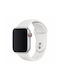 Devia Deluxe Sport Λουράκι Σιλικόνης με Pin Λευκό (Apple Watch 38/40/41mm)