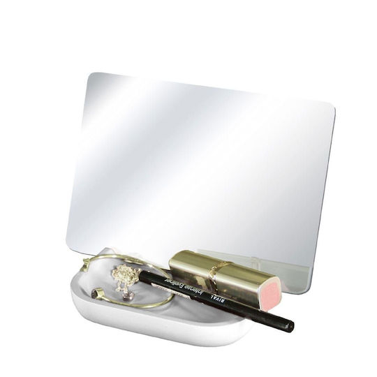 Kleine Wolke Makeup Mirror Tabletop Tray 17.3x12cm Beige