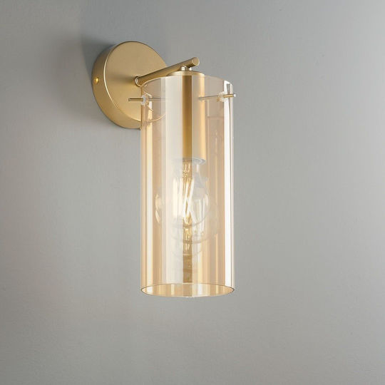 Fan Europe I-Magic-AP1 Classic Lamp Wall with Socket E27 Gold 30.3x22.9cm