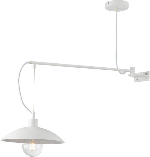Fan Europe I-Eldorado-AP Modern Leuchte Wand mit Fassung E27 Weiß 128x83x30cm