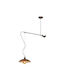 Fan Europe I-Eldorado-AP-BRO Modern Leuchte Wand mit Fassung E27 Bronze 128x83x30cm