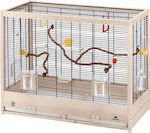 vidaXL Wooden Bird Cage 81x41x64cm. 419411