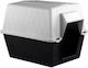 Donald Pet Care Resty Dog House Plastic Outdoor Black 101x73x75cm
