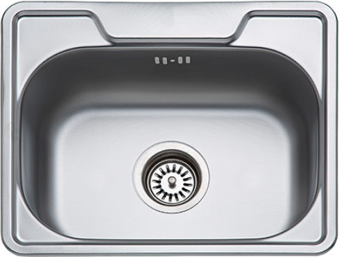 Donau DE-141 Ένθετος Inox Σατινέ Μ46xΠ37cm Ασημί