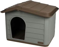 Hundehütte Kunststoff Graues 73x60x57cm