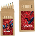 Spiderman wood crayons with name