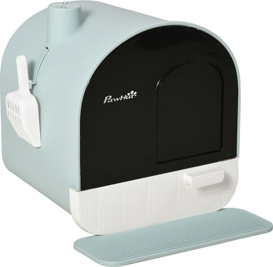 Pawhut sand Cat Toilet Closed with Filter Green L43 x W44 x H47cm