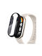 Tech-Protect Defense360 Plastic Case with Glass in Black color for Xiaomi Smart Band 8/8 NFC