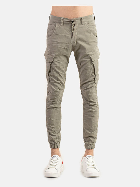 Cover Jeans Men's Trousers Cargo Khaki