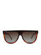 OJO Sunglasses Ceil Unisex Γυαλιά Ηλίου με Κοκκάλινο Σκελετό Brown Polarized 45OCL73006