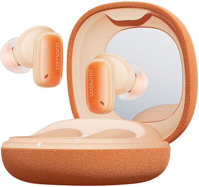 Baseus Air Nora 2 In-ear Bluetooth Handsfree Ακουστικά με Θήκη Φόρτισης Πορτοκαλί