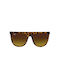 OJO Sunglasses Square Oye Γυναικεία Γυαλιά Ηλίου με Καφέ Κοκκάλινο Σκελετό και Καφέ Φακό 01OCL22756