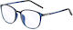 Techsuit F2822 Acetate Blue Light Blocking Glasses in Albastru Color KF236886