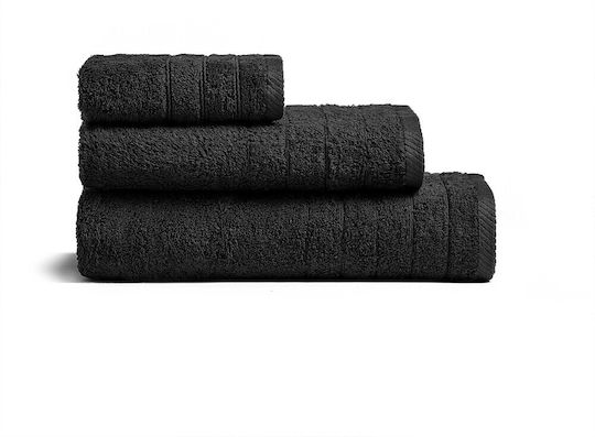 Melinen Hand Towel Fresca 30x50cm Black Weight 500gr/m²