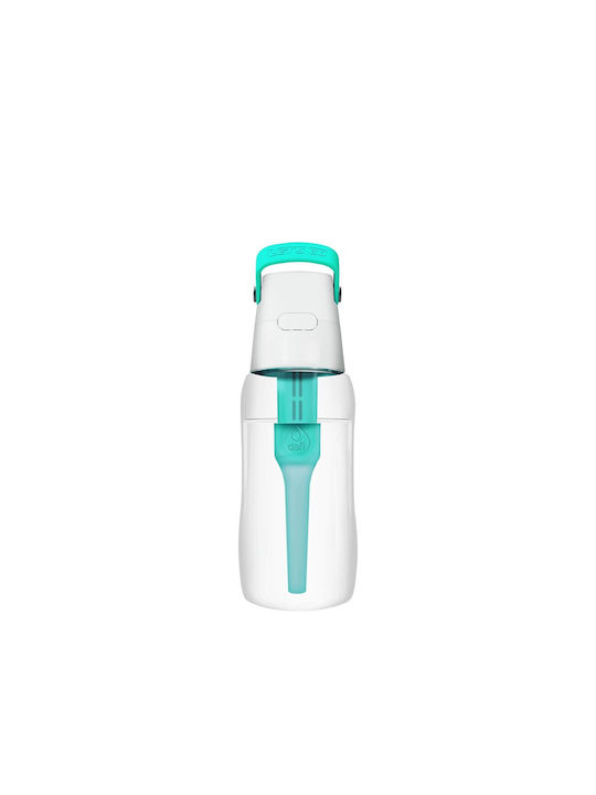 Dafi Solid Παγούρι με Καλαμάκι και Φίλτρο 500ml Τιρκουάζ