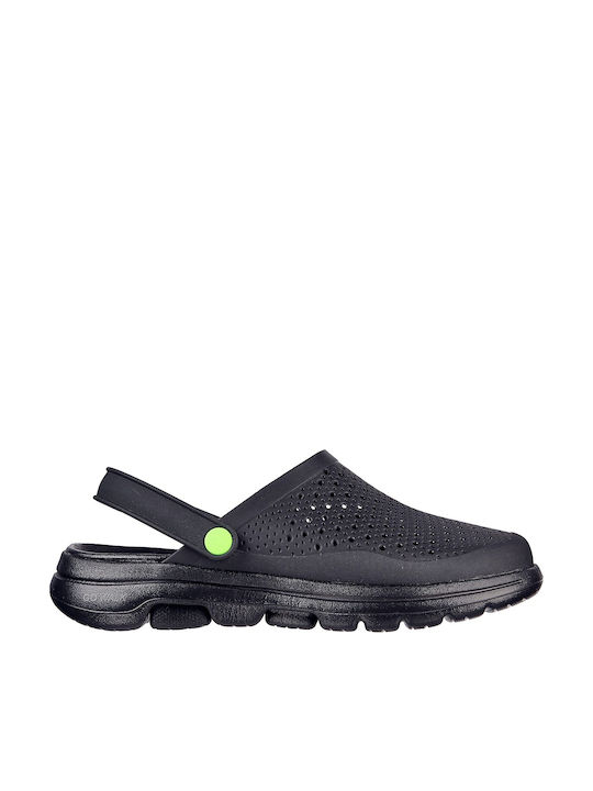 Skechers Go Walk 5 Key Pastime Anatomic Clogs Black Skechers Go Walk 5 Key Pastime Anatomic Clogs Black