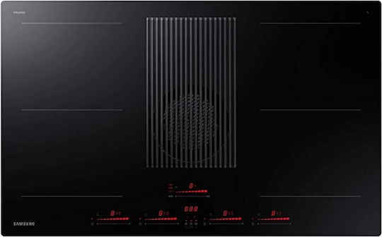 Samsung Επαγωγική Εστία Αυτόνομη με Απορροφητήρα & Λειτουργία Κλειδώματος 83x51.5εκ.