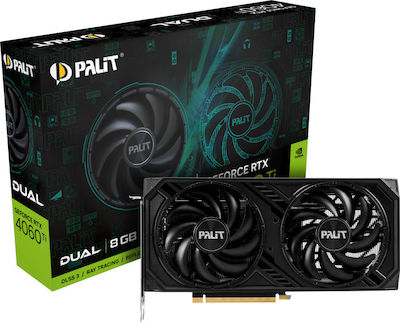 Palit GeForce RTX 4060 Ti 8GB GDDR6 Dual Κάρτα Γραφικών