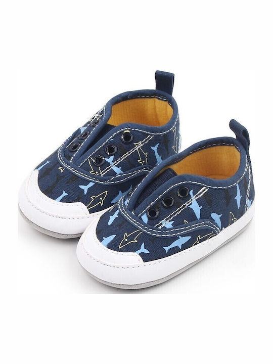 Childrenland Βρεφικά Sneakers Αγκαλιάς Μπλε