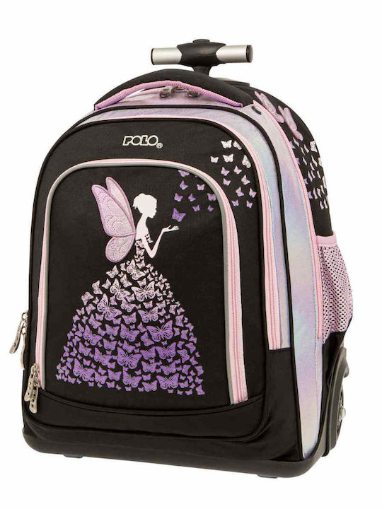 Polo School Bag Trolley Elementary, Elementary Butterfly Dress L35 x W21 x H42cm