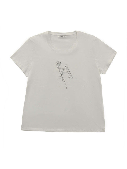 Ustyle Women's T-shirt White