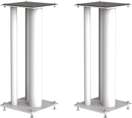 NorStone Βάσεις Ηχείων Δαπέδου Stylum Max (Ζεύγος) σε Λευκό Χρώμα