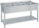 Bambas Frost Λάντζα Offen Dreifach LA3-180 mit 3 Trögen 40x40x25cm 180x70x85cm