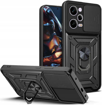 Bodycell Slide Back Cover Ανθεκτική Μαύρο (Poco X5 Pro)