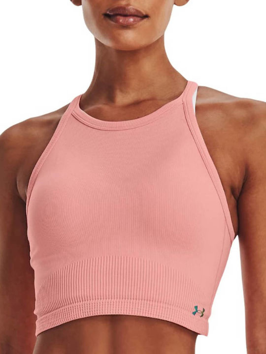 Under Armour Rush Seamless Μπλούζα Ροζ