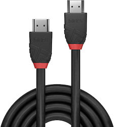Lindy 36470 HDMI 2.0 HDMI мъжки - HDMI мъжки 0.5м Черен