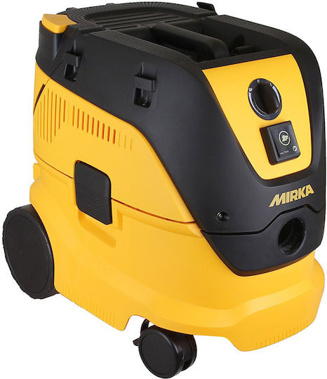 Mirka 1230 L PC EU Staubsauger Flüssigkeiten / Feststoffe 1200W mit Kunststoff Behälter 30Es