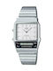 Casio Watch Battery with Silver Metal Bracelet