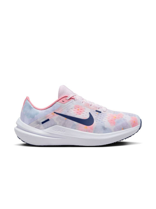 Nike Air Winflo 10 Premium Γυναικεία Αθλητικά Παπούτσια Running Pearl Pink / Coral Chalk / White / Midnight Navy
