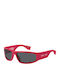 Tommy Hilfiger Unisex Sunglasses with Pink Plastic Frame and Gray Lens