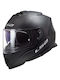 LS2 FF800 Storm II Matt Black Motorcycle Helmet Full Face ECE 22.06 1530gr with Pinlock and Sunvisor