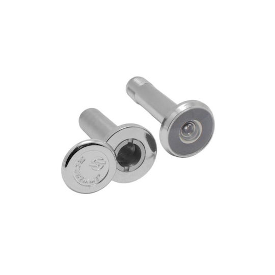 Securemme 016DX Ματάκι Πόρτας με Διάμετρο 16mm Ασημί