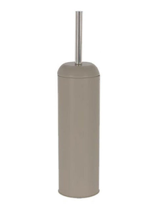 Metallic Toilet Brush Beige