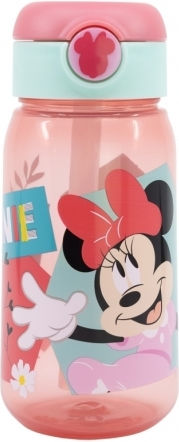 Stor Παιδικό Παγούρι Minnie Πλαστικό με Καλαμάκι Ροζ 510ml