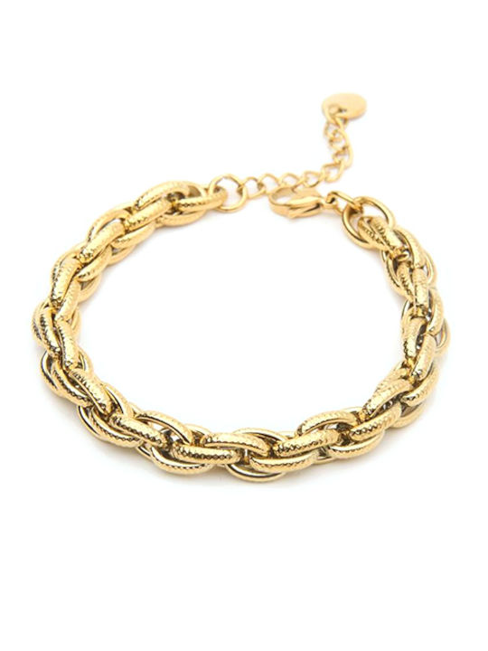 Stainless Steel Chain Bracelet Gold Awear Faiza Gold