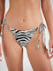 Bikini Brazil με Κορδονάκια Μαύρο